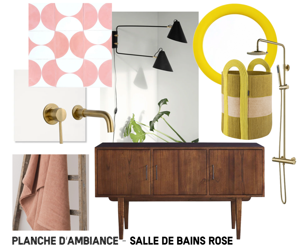 mood board miroir céramique recherche de style