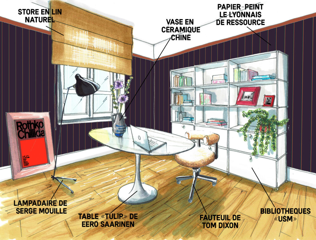 légendes bibliothèques store lin affiche