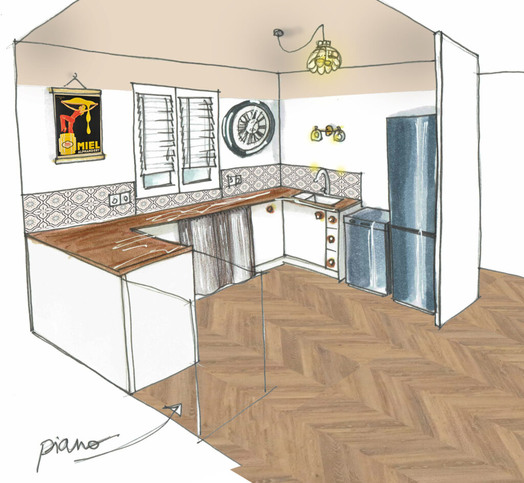 projet cuisine idée aménagement cuisine inspiration cuisine