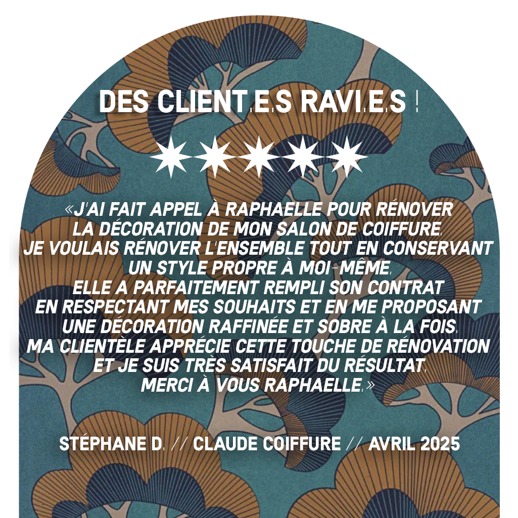 avis google décoration salon de coiffure claude coiffure 5 étoiles très satisfait prestations décoration intérieure le havre particuliers professionnels